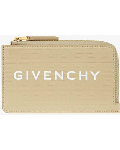 Givenchy G-Cut Zipped Cardholder - Natural