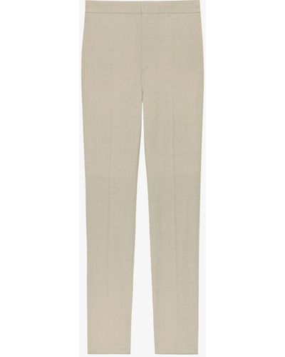 Givenchy Pantalon slim en laine - Blanc