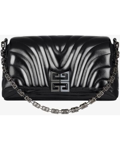 Givenchy Small 4g Soft Bag In Shiny Leather - White