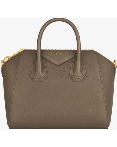 Givenchy Small Antigona Bag In Grained Leather - Multicolour