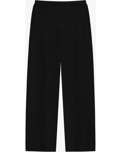 Givenchy Jogger Pants In Fleece - Black