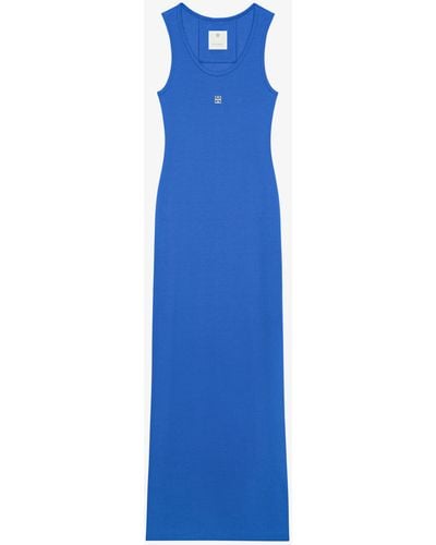 Givenchy Abito canotta in maglia - Blu