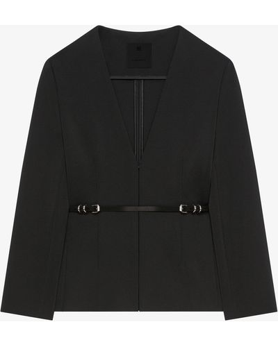 Givenchy Slim Fit Voyou Jacket - Black