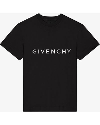 Givenchy T-shirt oversize Archetype en coton - Noir