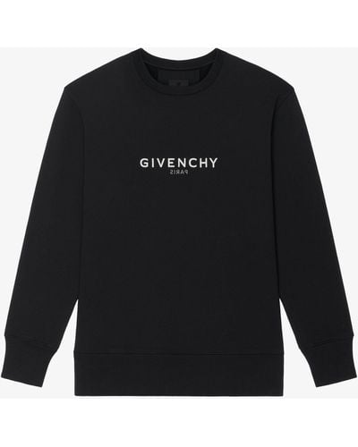 Givenchy Classic Fit Sweatshirt With Reverse Print - Black