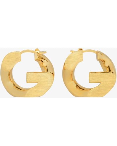 Givenchy Boucles d'oreilles G Chain en métal - Métallisé