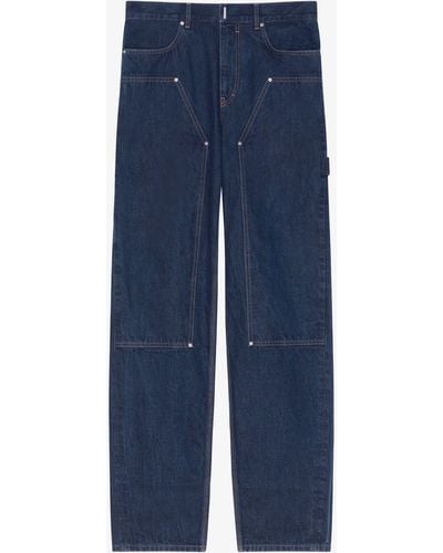 Givenchy Carpenter Trousers - Blue