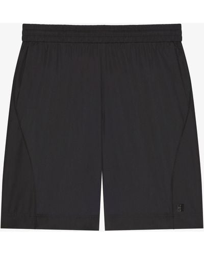 Givenchy Bermuda Shorts With 4g Detail - Black