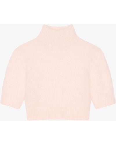 Givenchy Pullover corto in lana di alpaca - Rosa