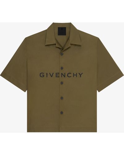 Givenchy Boxy Fit Hawaiian Shirt - Green