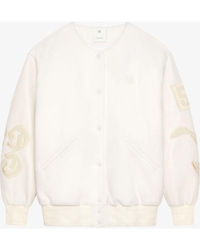 Givenchy Oversized Varsity Jacket - White