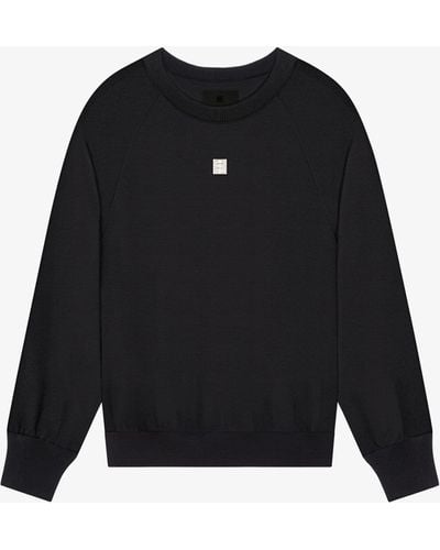 Givenchy Sweatshirt slim en molleton - Noir