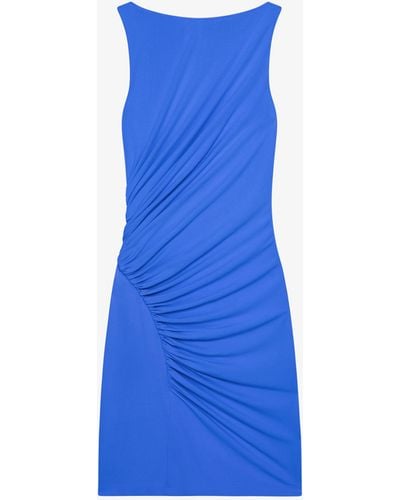 Givenchy Draped Dress - Blue