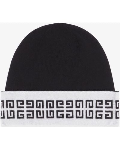 Givenchy 4G Double Sided Beanie - Black