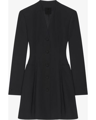 Givenchy Robe blazer en laine - Noir