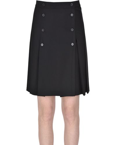 Kiltie Pleated Skirt - Black