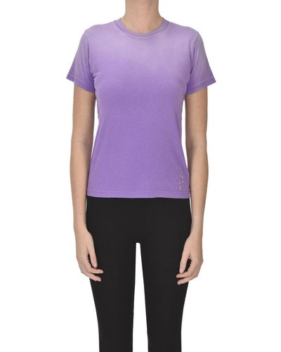 Haikure Cotton T-shirt - Purple