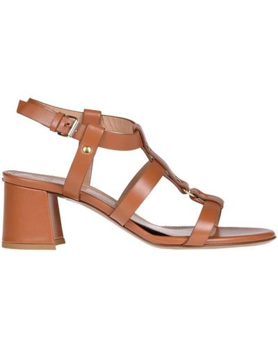 LAC Leather Sandals - Brown