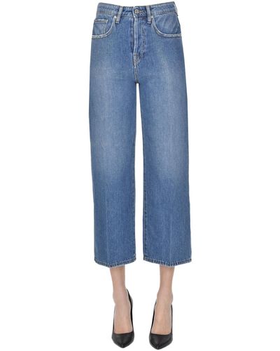 TRUE NYC Cropped Jeans - Blue