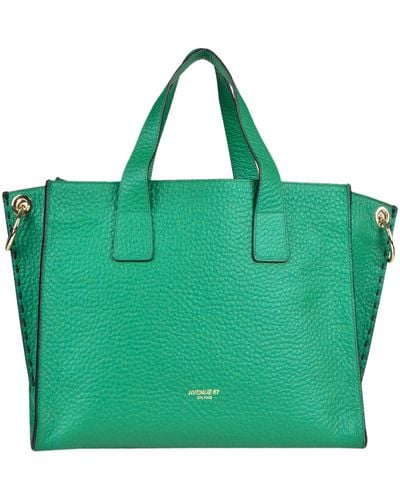 Avenue 67 Chiara Grainy Leather Bag - Green