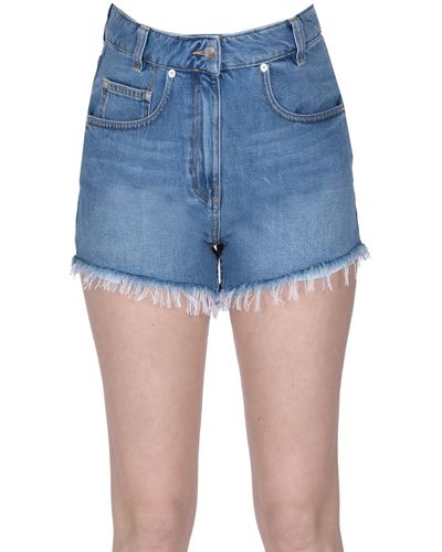 IRO Shorts in denim - Blu