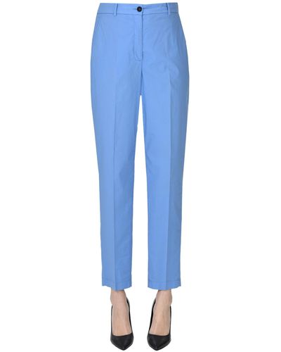 Slowear Lightweight Cotton Pants - Blue