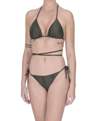 Miss Bikini Bikini a triangolo con lurex - Metallizzato