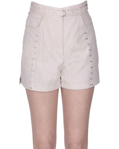 IRO Shorts con borchiette - Neutro