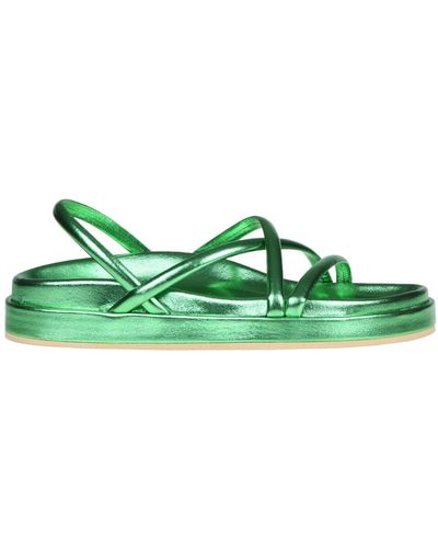 P.A.R.O.S.H. Aushoe Sandals - Green