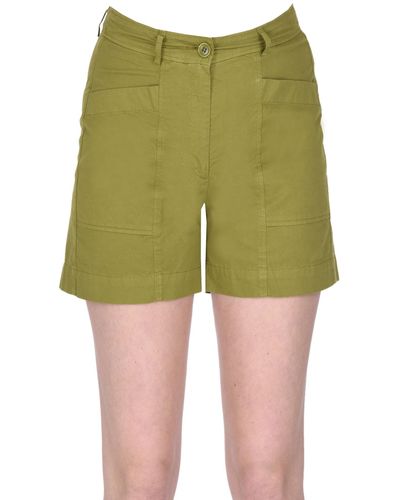 Hartford Cotton Shorts - Green