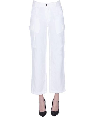 Nili Lotan Cargo Pants - White