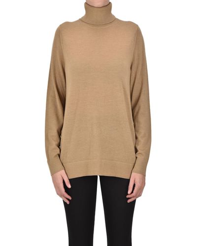MICHAEL KORS Women Turtleneck Tops Regular fit in Brown - S