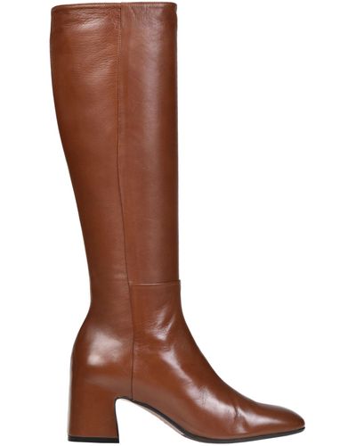 Mara Bini Leather Boots - Brown