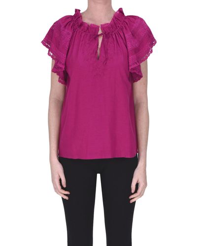 Vanessa Bruno Embroidered Blouse - Pink