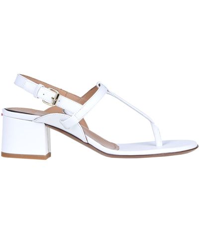 LAC Leather Sandals - White