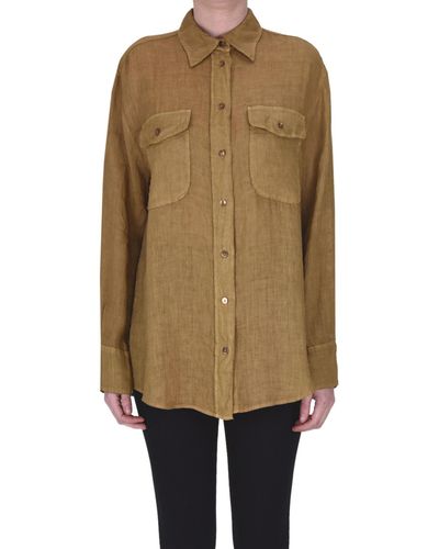 Kiltie Linen Shirt - Natural