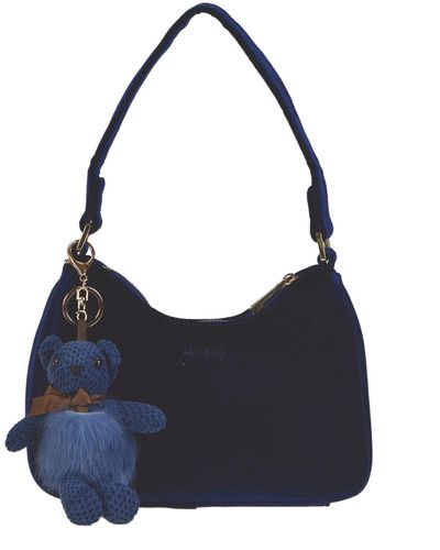 Mia Bag Velvet Bag - Blue
