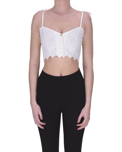 Sessun Cropped Top - Black