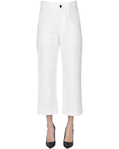 White Jejia Pants, Slacks and Chinos for Women | Lyst