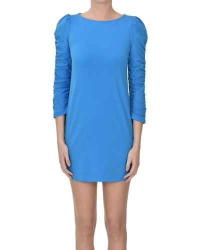 Soallure Jersey Mini Dress - Blue