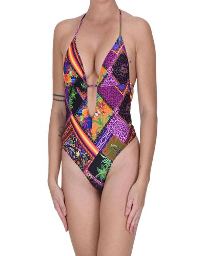 4giveness Printed Swimsuit - Multicolor