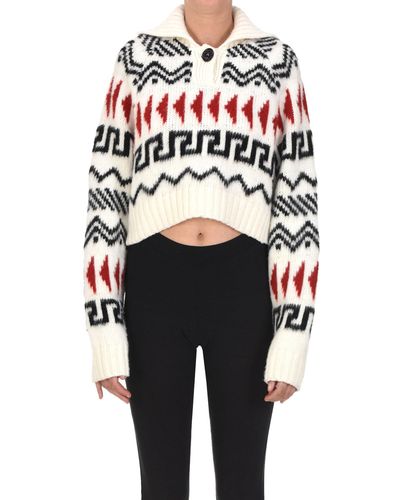 N°21 Pullover cropped - Nero