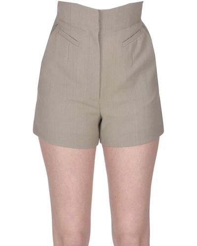 IRO Lightweight Wool Shorts - Gray