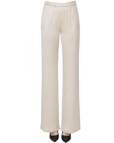Antonelli Silk-blend Pants - White