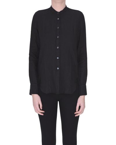 Caliban Linen Shirt - Black