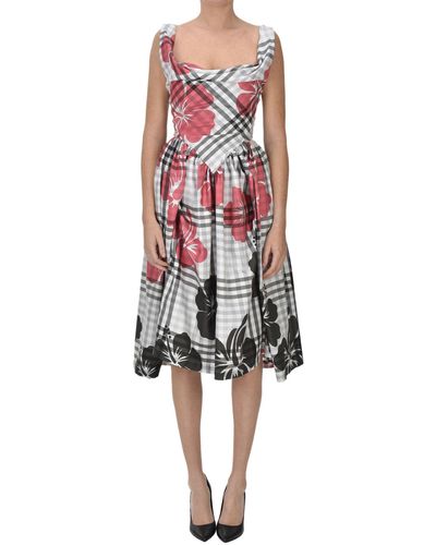 Vivienne Westwood Sunday Dress Hibiscus - Rosso