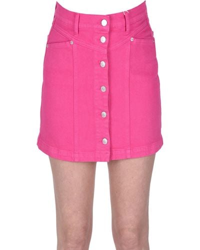 Rails Denim Mini Skirt - Pink