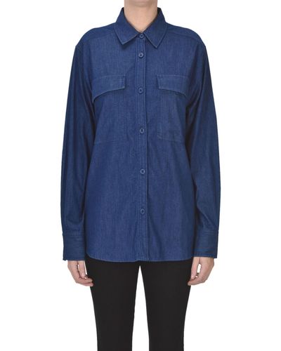 Sun 68 Camicia in denim - Blu