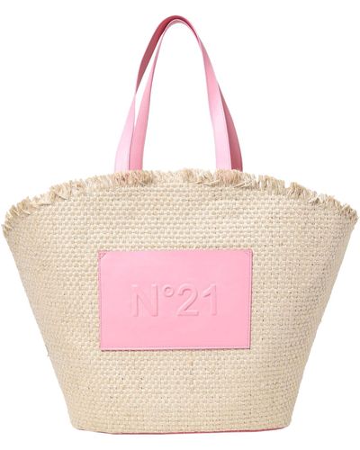 N°21 Panier Shopping Bag - Pink