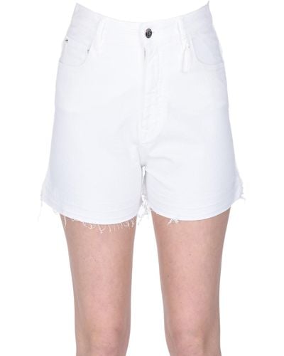CYCLE Lolita Denim Shorts - White